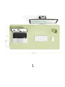 Non-Slip Desk Pad,Mouse Pad,Waterproof PVC Leather Desk Table Protector,Ultra Thin Large Desk Blotter, Easy Clean Laptop Desk Writing Mat For Office Work/Home/Decor(Pink)