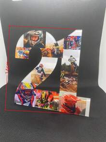 Custom Birthday Age And Photos, Photo Collages, Birthday Gifts, Photo Gifts, Photo Letters, Mother's Day And Father's Day Hot Selling Lovers The Perfect Gift For Good Friends - Multicolor - View 17