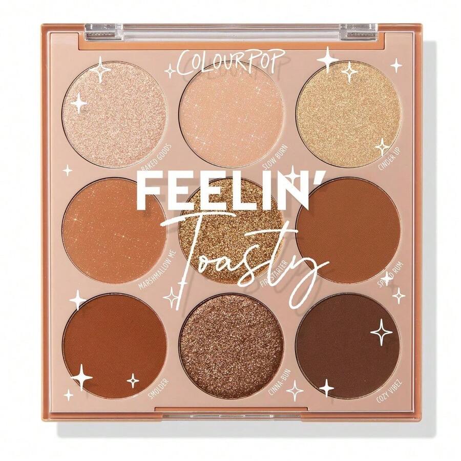 Colourpop Going Coconuts Eyeshadow Palette - Cool-Toned Neutral Eyeshadow Palette With Ultra-Velvety And Silky Finishes - High-Pigment Eye Makeup With A Long-Wearing Formula (0.3 Oz)