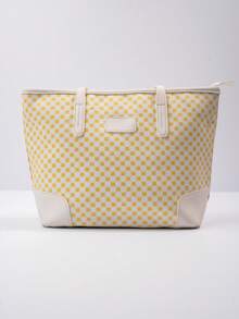 Shoulder Tote Bag - White - View 1