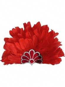 D EXCEED 1/2/3/4/6 Pcs Carnival Plumage Headband Lightweight Accessory For Parties Halloween Gifts Themed Events Durable Comfortable Flapper Headpiece Vibrant For Cosplay Celebrations - Multicolor - View 18