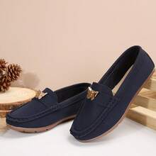 2025 New Women's Soft Bottom Loafers, Comfortable & Elegant Slip-On PU Leather Shoes, Suitable For Summer & Autumn