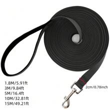 1pc Extra Long Pet Leash, Polyester Dog Training Leash, 5.9-50 Feet, For Obedience, Play, Camping And Backyard Exercise - Suitable For All Dog Breeds, Allowing Dogs More Activity Space