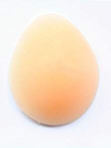 CT Droplet Shaped Silicone Breast Prosthesis False Chest After Breast Surgery - Apricot - View 12