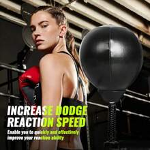 Boxing Speed Ball Featuring A Universal 8mm Screw And A Replaceable Spare Sandbag For Dynamic And Enduring Training Sessions Black JR0086 - 黑色 - 查看 7