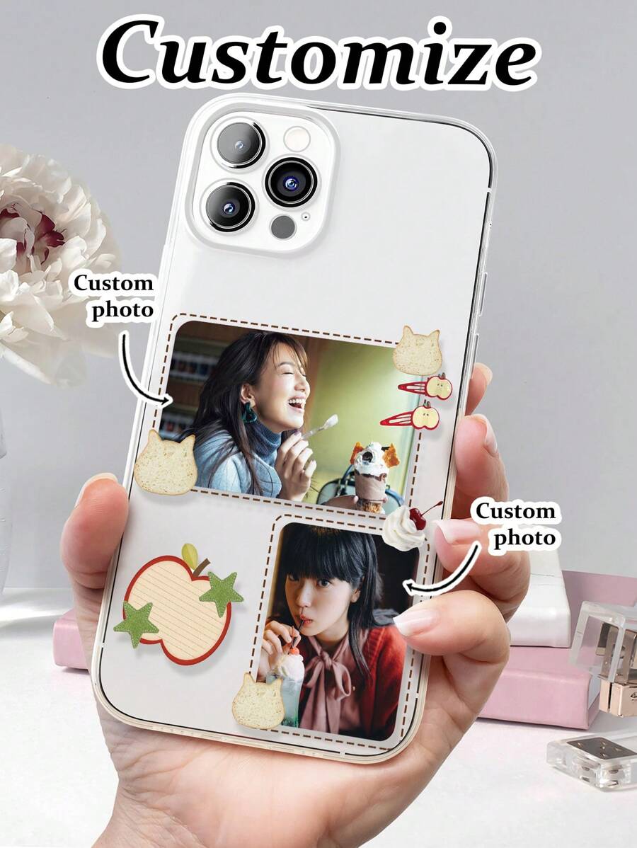 Funda de teléfono delgada y transparente con diseño personalizado de letra y patrón a cuadros, compatible con iPhone 16/11/13, Galaxy, iPhone 11/12/13/16, iPhone 16Pro Max, Galaxy