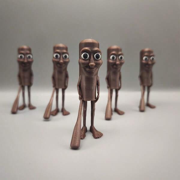 3D Printed Multi-Jointed Action Barrel Doll, Collectible Artwork, Desktop Decoration, Creative Gift, Mini Plastic Exquisite Design, Suitable For Halloween, Christmas, April Fool's Day Surprise Gift, 3D Barrel Man Statue Ornaments