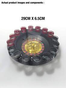 Rosyjska gra w ruletkę do picia kreatywna rozrywka rekwizyty do ruletki bar dostarcza zabawki impreza