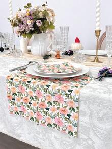 20 st/set engångsservetter med vårtryck, akvarellblommor, 13x13 tum, dekorativa pappersservetter för bröllop, födelsedag, tebjudning, picknick, restaurang, café, festporslin, gjorda av trämassa, festtillbehör - Multifärgad - Visa 6