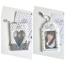 Kpop 照片卡夹 Y2K 照片卡夹 Kpop 饰品夹 Kawaii 照片卡钥匙扣 ID 公交卡夹 Kawaii Kpop 配饰、学校用品、返校 - 彩色 - 查看 15