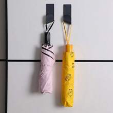 3Set (6pcs/Set )Pan Lid Holder Storage Rack Wall Mount Pot Cover Organizer Kitchen Accessories - Black - View 9