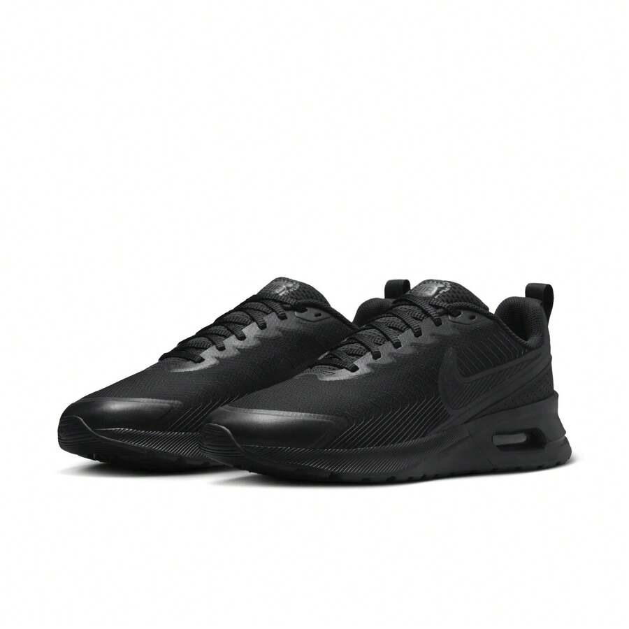 Nike Men's AIR MAX NUAXIS Running Shoes, Shock-Absorbing & Comfortable, New FD4329-004 Model - Black - View 1