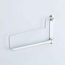 Chrome Clothes Drying Rack, Wall Mounted Swing Arm Hanger For Laundry Room, Garage, Indoor & Outdoor Use - Mocha Brown - View 5