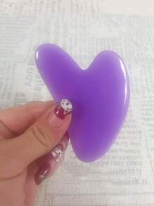 1 pièce Outil de massage Gua Sha, grattoir Gua Sha en résine naturelle pour le visage, le cou, le dos et le massage du corps entier, outil de nettoyage Retour à l'école