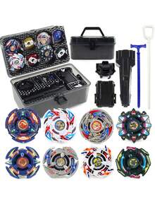 Bey Dranzer Dragoon GT Booster Starter Top With Launcher Set Spinning Toy Metal Battle Game Gyro With Storage Box Gift - Multicolor - View 3