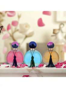 50ml Pink/Blue/Yellow Frosted Bottle Fragrance Room Spray,Portable Liquid Household Freshener,Home Decor, Long-Lasting Fragrance, Classic Scents, Carefully Crafted Freshener Valentine Day /Wedding/Birthday/Graduation Gift,Christmas Gifts,Graduation Gift