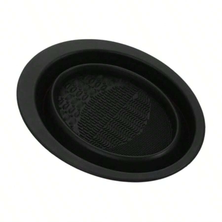 CZ Makeup Brush Cleaner Silicone Cleaning Mat With Rinsing Bowl Easy To Use Brush Clean Cushion For Home Travel For Daily Makeup Brush Maintenance And Choice For Her  1613 - 如圖 - 查看 1