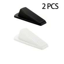 1PC Rubber Wedge Door Stoppers For Floor, Door Gaps And Prevent The Lock-Outs, Floor Sturdy Stackable Door Stop For Carpet Heavy Duty Door - Multicolor - View 20