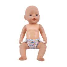 5 chiếc tã vừa vặn với búp bê 18 inch, quần lót búp bê móc dễ mặc với họa tiết hoạt hình dễ thương, phụ kiện búp bê đáng yêu làm quà tặng tuyệt vời cho sinh nhật hoặc ngày lễ cho bé trai và bé gái - Nhiều màu - Xem 3