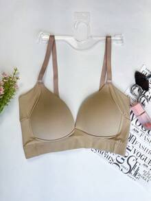 Kit 3 Bras Comfort Soft Wire-Free Bralette Comfortable Drop Microfiber Polyamide Quality Soft Does Not Wrinkle Bra Intimate Fashion Lingerie - 彩色 - 查看 4