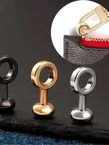 Hardware Accessories (Including Buckle Rings) - Zipper Buckle Rings, Chain Clip Connector Set Conversion Bag Accessories, Suitable For Crossbody Bag And Wallet Modification, DIY Handbag Accessories, Adjustable, Zinc Alloy, Punk Metal, Suitable For Suitcases, Handicrafts, Clothing, Bags, Shoes, Suitable For Craft Enthusiasts - Multicolor - View 3