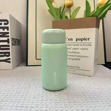 1pc 200ml/6.76 Oz Stainless Steel Tea Cup, New Stylish Water Bottle, Mini Portable Car Cup, Small Size - Multicolor - View 14