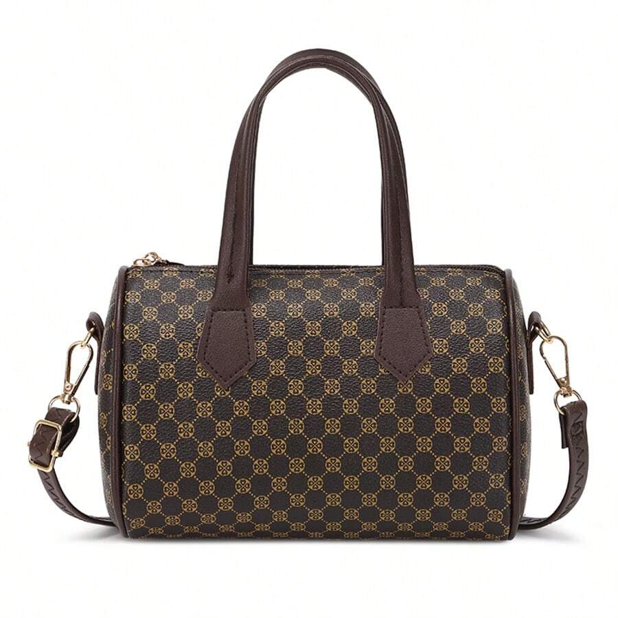 1 件复古老花波尔卡圆点迷你斜挎包，时尚迷你单肩包，女士拉链迷你手提包，适合女性、女孩、女孩、节日礼物、度假、旅行、礼品。