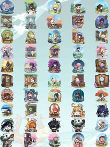 100pcs Cartoon Waterproof Phone Stickers, Fridge Magnets, Luggage Stickers