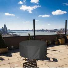 1 Pieza de Cubierta de Mueble, Cubierta para sofá y silla de jardín y patio, Protección solar, Prevención del polvo y Cubierta antipolvo, Cubierta cuadrada para muebles de patio, Cubierta impermeable para muebles de exterior, Cubierta a prueba de polvo para muebles de exterior, Cubierta de mesa de exterior resistente a los rayos UV, Cubierta resistente para mesa y sillas de jardín y patio