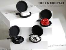 2 Pcs Mini-Portable Hard Shell Earbuds Case For Apple EarPods Headphones USB-C Wired Ear Buds, For  Galaxy Wired Earbuds, For  Endurance Run 2, Travel Case For Earphones And Earplugs - màu đen - Xem 11