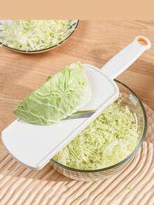 1pc Vegetable Salad Slicer Shredder, Kitchen Vegetable Julienne Slicer/Shredder For Cabbage, Lettuce, Purple Cabbage, Cucumber, Radish, Multi-Purpose Cabbage Grater, Ideal For Making Salad And Coleslaw, Easy To Use And Clean, Durable Plastic Material, Essential Kitchen Gadget - Multicolor - View 5
