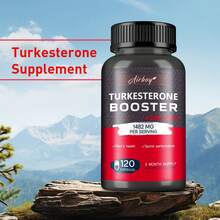 Turkesterone Booster - Promotes Muscle Growth And Recovery, Enhances Energy, Strength, Stamina, And Endurance, Tongkat Ali, Saw Palmetto Extract - 120pcs - 120 viên nang - Xem 6