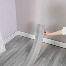 15/30 pezzi Cycleader Piastrelle adesive per pavimenti in finto legno vintage, in PVC opaco IXPE antiscivolo, adatte per progetti fai-da-te, resistenti all'usura e all'olio, ideali per cucina, piastrelle per arredamento, camere da letto, soggiorni, pavimenti in legno, cucine e decorazioni per la casa, materiali da costruzione