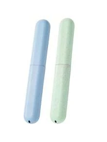 3/2/1pc Toothbrush Holder, Mixed Color, Toothbrush & Toothpaste Storage Container, Dental Care, Travel Friendly, Compact Design, Easily Fits In Luggage, Suitable For Bathroom, Bedroom, Home Travel Essentials Vacation Holiday - Multicolor - View 15