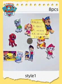 Paw Patrol 7/8/9pcs Cute Paw Patrol Set Of Whiteboard, Blackboard, Magnet Fridge Stickers Cartoon, The Best Holiday Gift For Good Friends, Party Atmosphere Decoration, Perfect Party Decoration, Home Decoration Ornaments, Perfect Room Decoration, Christmas Gift Valentine's Day, Ideal Friend Gifts For Birthday Celebrations, Souvenirs, Women's Souvenir, Cute Aesthetic, Valentine Day Gifts, Decorations, Home Decor, Valentines Gifts