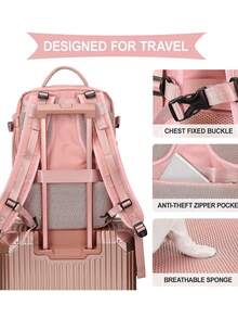 Travel Tote Backpacks - 粉色 - 查看 5