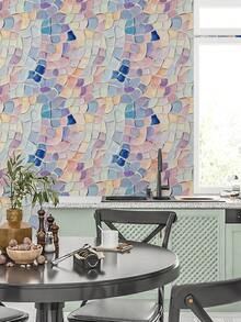 1 Roll Of 1m/3m/5m Vintage Colorful Stone Asymmetrical Pattern Self-Adhesive Vinyl Wallpaper, Watercolor Style, Removable, Waterproof, Non-Transparent, Suitable For Home Decor/Renovation, Bedroom, Kitchen, Living Room, Cabinet, Bathroom, Table And Chair, Peel And Stick Wallpaper Wall Paper Wall Stickers Room Decor Wall Decor Living Room Decor - Multicolor - View 11