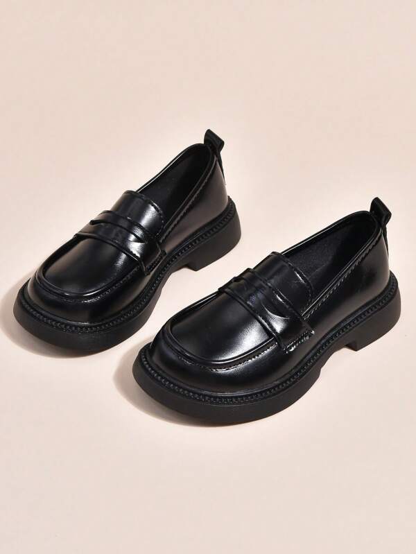 Mädchen Britischer Stil JK Uniform kleine Lederschuhe, Loafer, Schüler Performance Mode Ballerinas