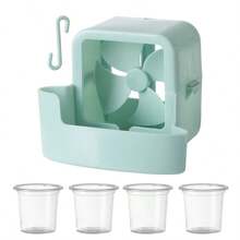 Each Set Contains 5 Pieces. Electric Fan Ice Cube Box, Summer Cooling Wonder, Cooling Clip, Small Fan, Silent Mini