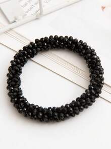 1 件波西米亚风格弹性串珠手链 - 送给女性的完美友谊礼物，适合日常佩戴和派对