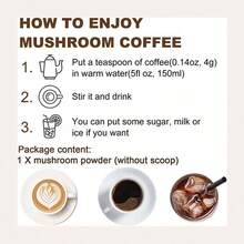SUPERFOODS Organic Mushroom Instant Coffee With 6 Adaptogenic Mushrooms (Lions Mane, Turkey Tail) & MCT Oil - Boost Energy, Focus, Digestion & Immunity, 30 Servings - 3 PCS - 查看 4