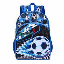 3 件套足球主题背包套装，带单肩包、午餐盒和铅笔盒 - 轻质、涤纶、时尚混色