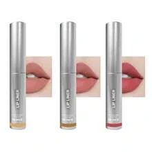 3 Pcs Lip Stain Peel Off Masque - Long Lasting, Waterproof And Transfer Proof Nude Lip Tint, Matte Finish Peel Off Lip Stain  Long-Lasting Peel Off Lip Liner Set, Waterproof & Smudge-Proof Matte Lip Liners Gift Makeup For Girls - 彩色 - 查看 3