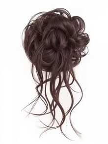 凌乱发髻发圈，甜甜圈发圈，蓬松卷发圈，马尾辫发饰，马尾辫发圈，发绳，发圈，发绳，头饰 - 彩色 - 查看 7