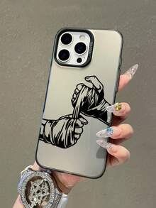 1pc Boxing Champion Themed Personalized Phone Case, New Transparent Soft Edge High-End Hard Phone Case, Durable Anti-Fall Phone Case Compatible With IPhone 17/17 Air/17 Pro/17 Pro Max, Galaxy, 13, 15, 16 ProMax, Phones,International Version, Not The Domestic Version - Multicolor - View 2