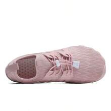 Women Barefoot Shoes Quick Dry Non-Slip Five Finger Shoes Outdoor  Lightweight Sneakers Wading Swimming Barefoot Aqua Shoes - 藕粉色 - 查看 4
