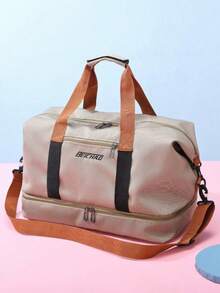 大容量旅行包、运动包、防水斜挎包、干湿分离手提包、书包、学习用品包、旅行必备品、度假行李包、女士旅行包 - 彩色 - 查看 4