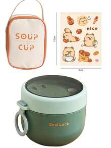 600ml Brotdose ,PP Material,Portable Breakfast Cup Food Jar Sealed Food Storage Cup Travel Breakfast Container Fruit And Oatmeal Breakfast Cup Pink Green White Blue Office Breakfast Cup Work Meal Prep School Lunch Container College Breakfast Jar Travel Food Jar Outdoor Food Storage Cup Home Breakfast Cup Fitness Enthusiasts Outdoor Adventurers Homemakers Leak-Proof Design Compact Lightweight - Multicolor - View 17