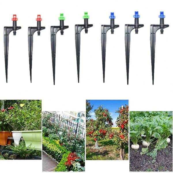 Refractieve verstuivingssproeiers met insteekframe - Verstelbare sproeikoppen, kunststof sproeiers voor gazon en tuin voor efficiënte irrigatie, meerdere modellen beschikbaar, hydratatie van planten, eenvoudige installatie, duurzame sproeier, irrigatie-accessoire, buitenliefhebbers