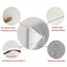 1 件秋季小矮人印花仿羊毛 TPR 底部门垫、浴室垫、厨房垫、洗衣房垫、节日氛围装饰、家居装饰、派对装饰、婚礼装饰、餐厅装饰 - ZFYR-017 - 查看 12